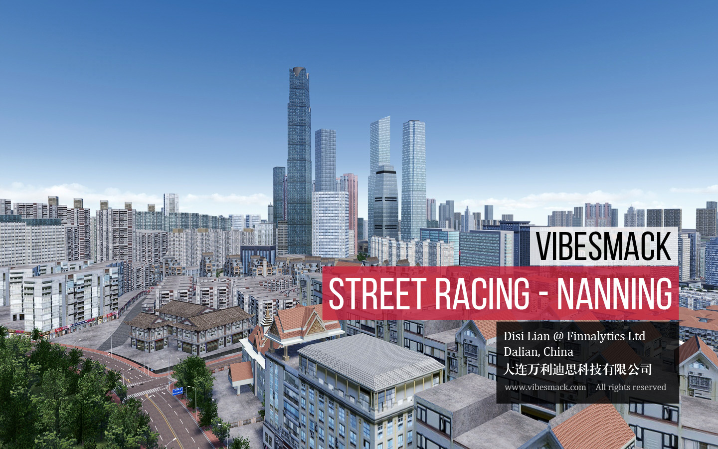 VibeSmack Street Racing - Nanning (Digital Race Track for Assetto Corsa)
