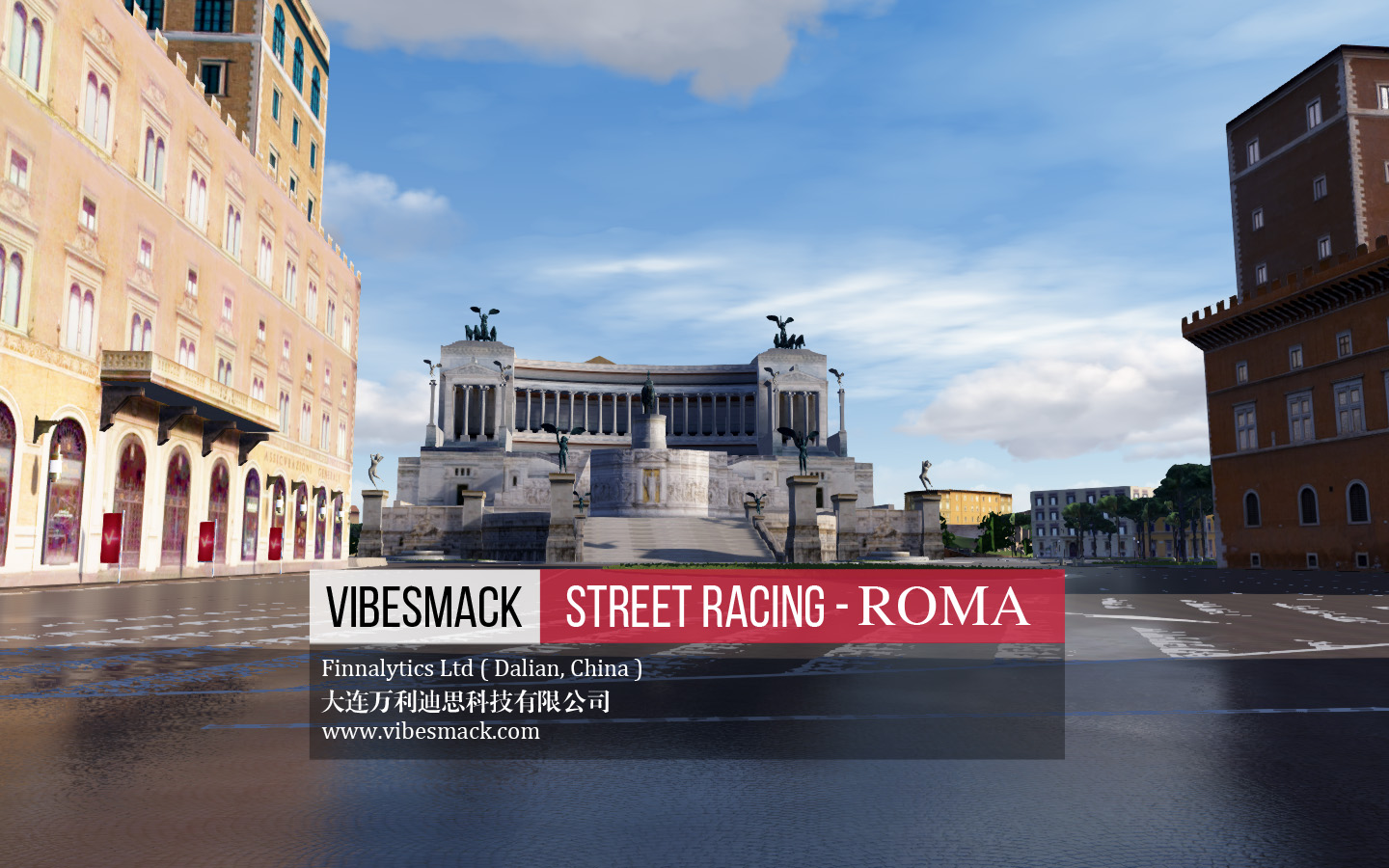 VibeSmack Street Racing ROMA - Digital Race Track for Assetto Corsa